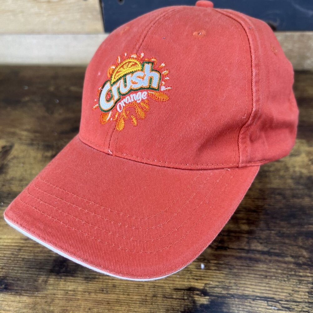 Crush Orange Soda Pop Merch Adjustable Hat Baseball Cap